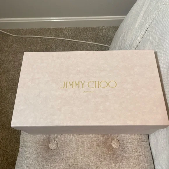 Jimmy Choo Elegant Black Leather Sandals - Picture 4 of 7